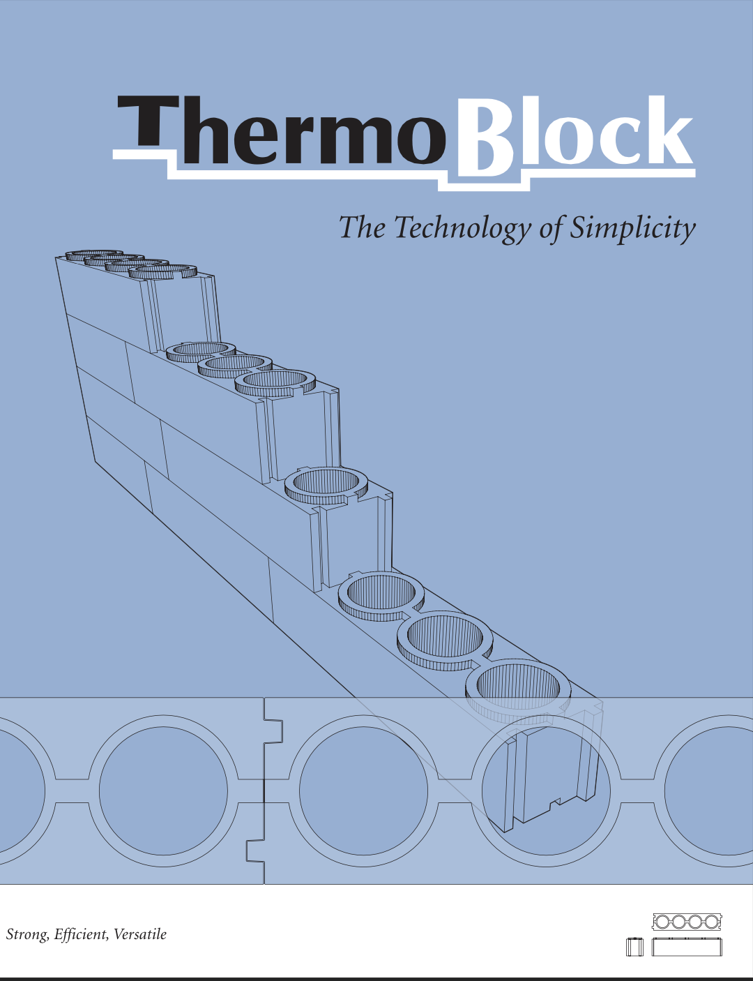 ThermoBlock Polyurethane Foam ICF - Insulated Concrete Form